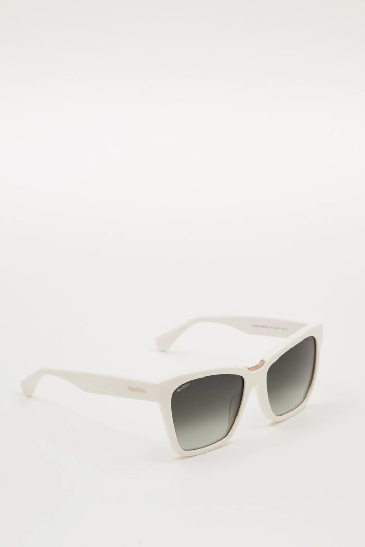 Square sunglasses - WHITE
