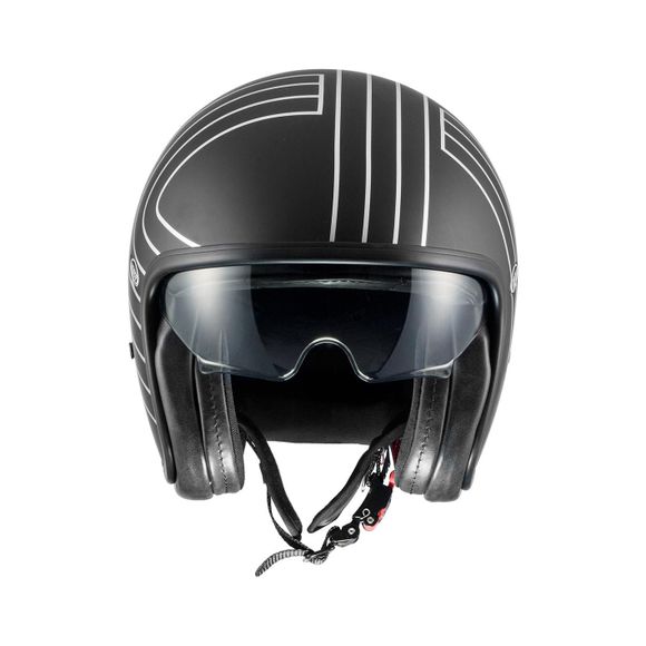 Premier vintage jet helmet ex chromed bm - grayRef: PE0406