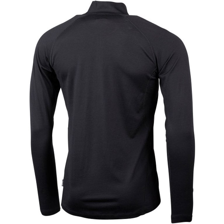 Lundhags Gimmer Merino Light 1/2 Zip Shirt Men - Black 900