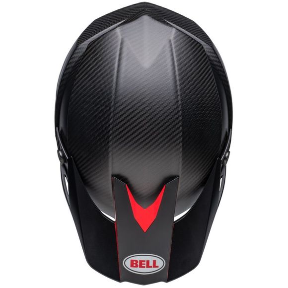 Casque cross Bell MOTO-10 SATIN GLOSS 2026 - Noir / RougeRef : EL0633