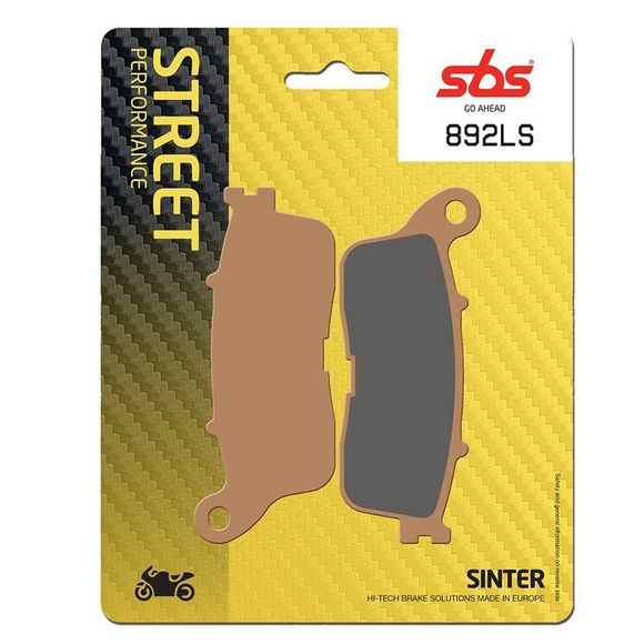 SBS 892LS Sinter Sintered Metal rear brake padsRef: 892LS / 892040