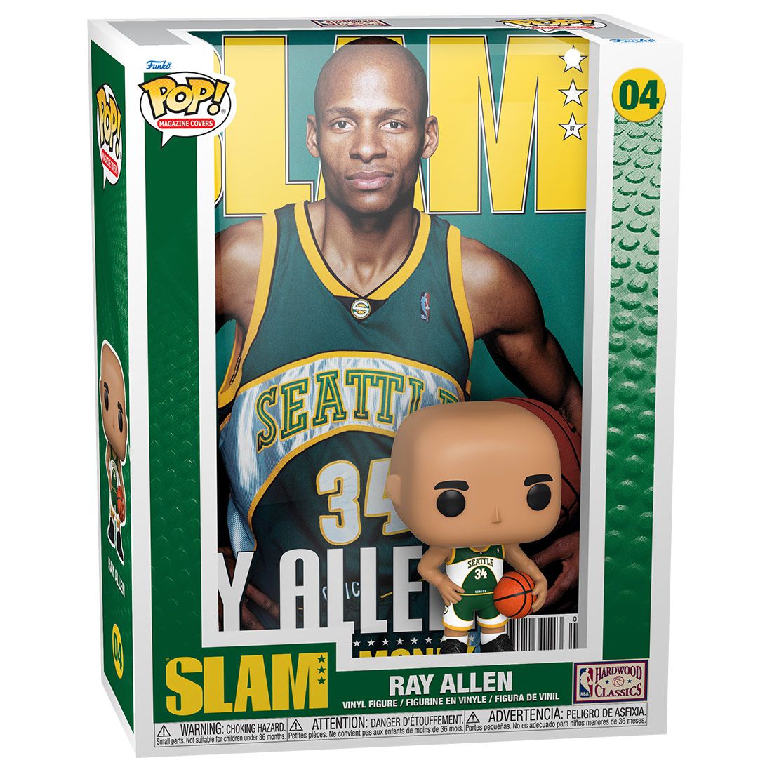 Funko POP! #04 Ray Allen Seattle SuperSonics Slam Magazine Cover