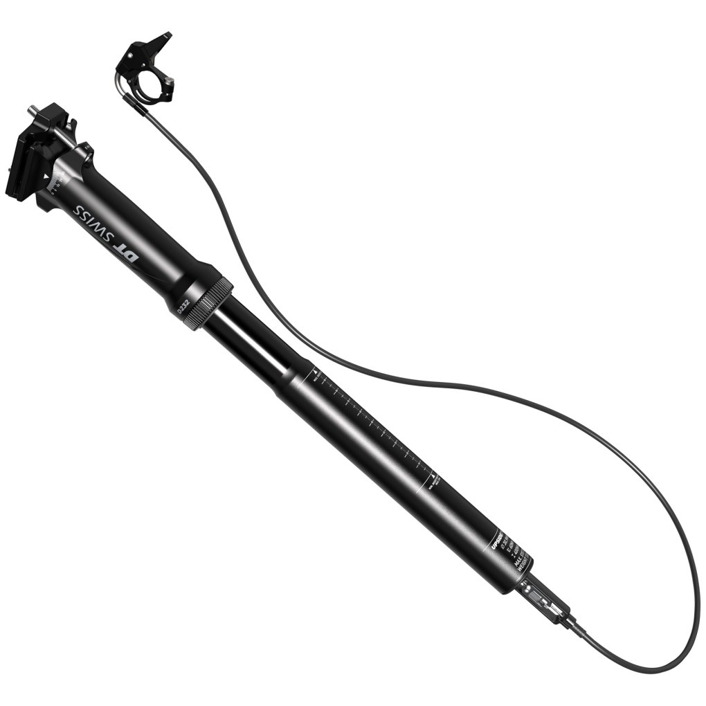 DT Swiss D 232 Alu Dropper Seatpost - 60mm Travel - 27.2mm