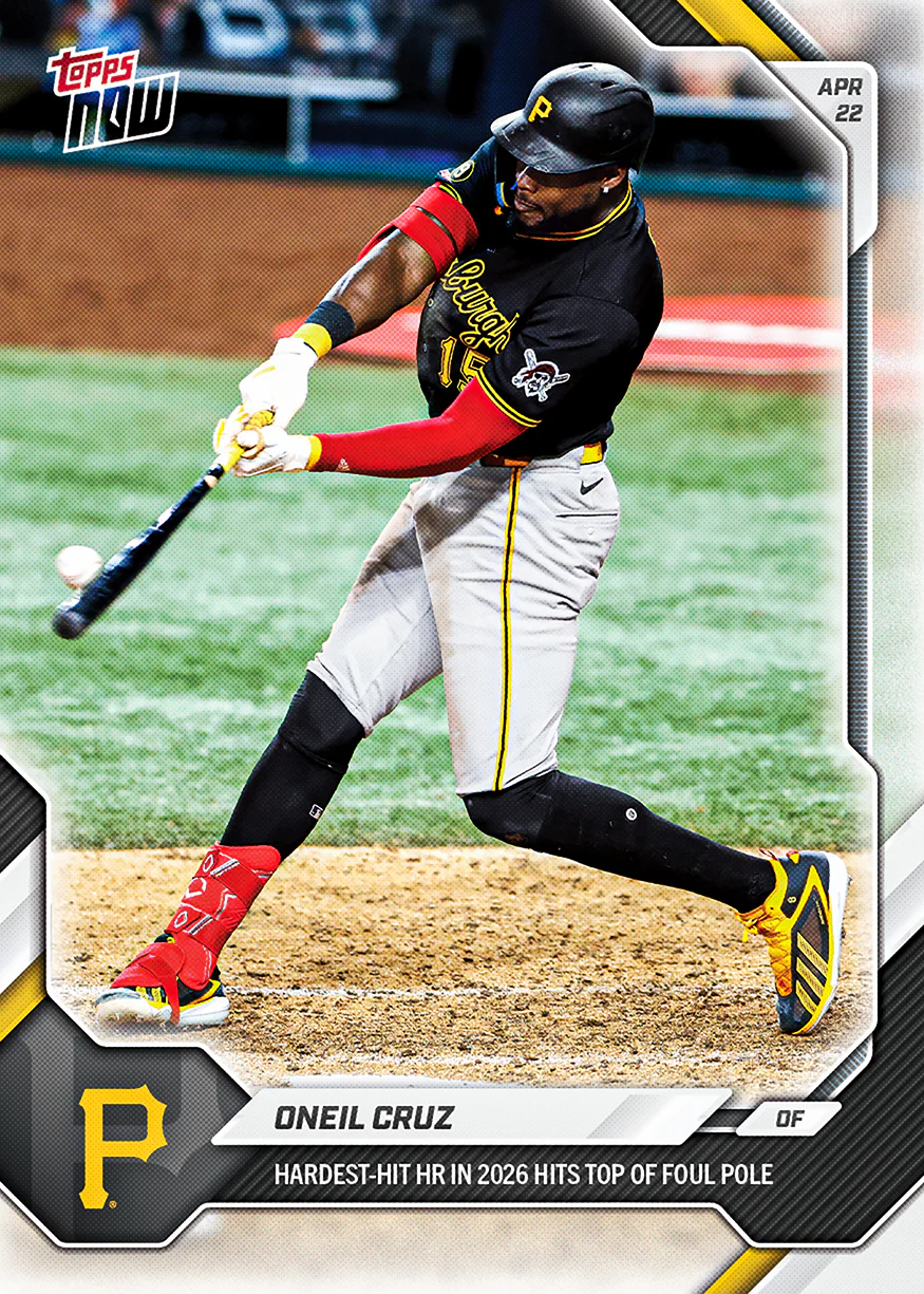 Oneil Cruz - 2026 MLB Topps NOW® - Card 108
