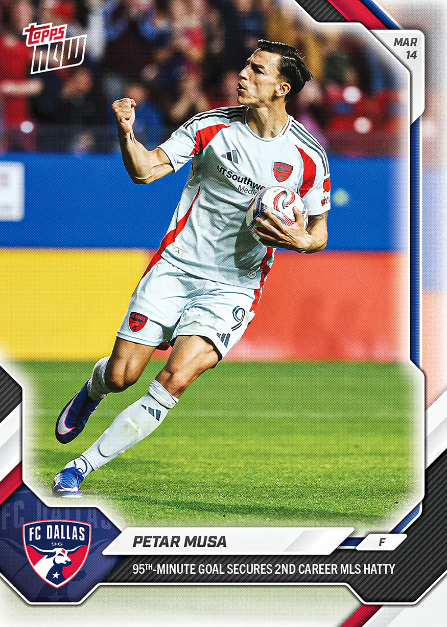 Petar Musa - 2026 MLS Topps NOW® - Card 11 - PR: 201