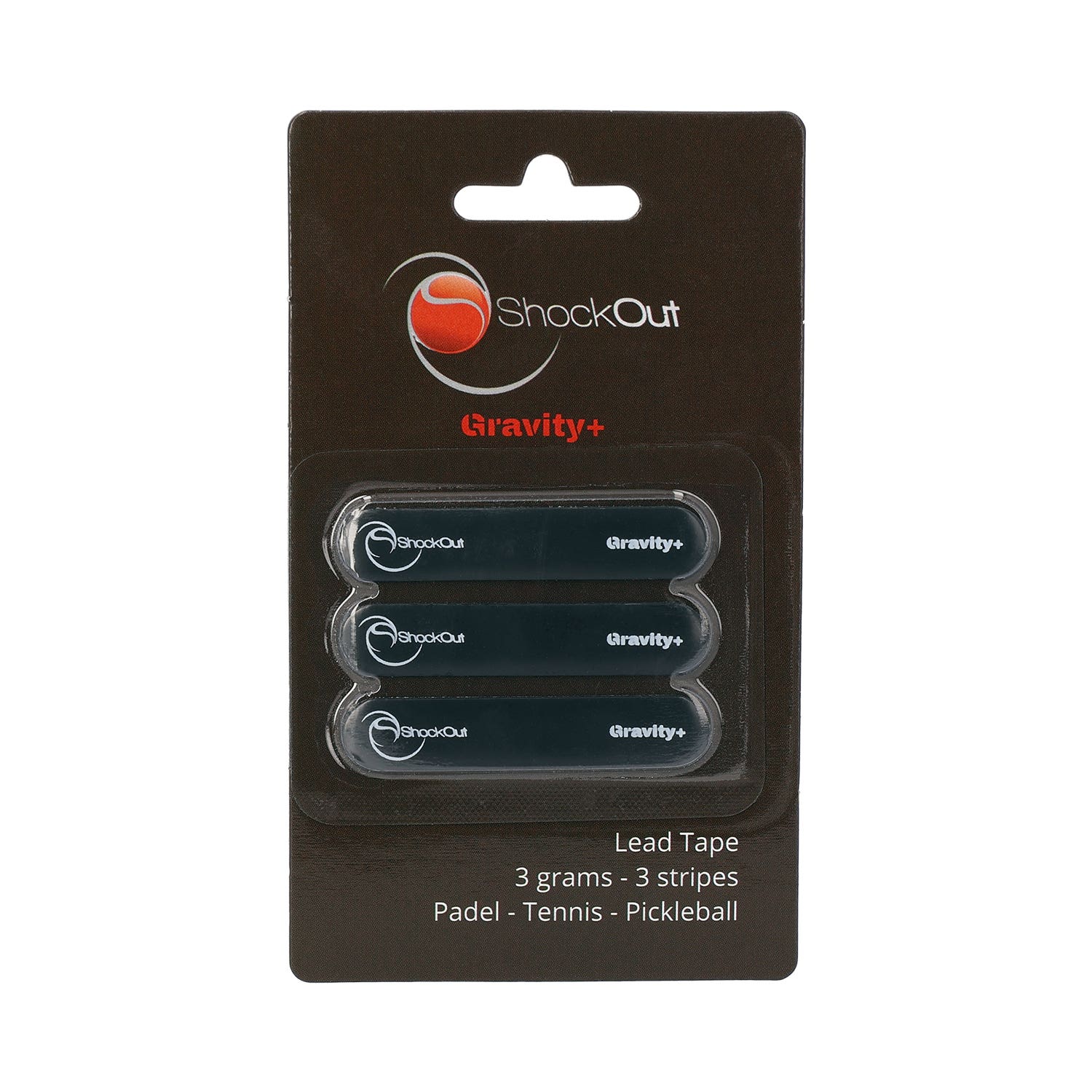 BLISTER (3PCS) SHOCKOUT WEIGHT 3 GRAMS GRAVITY +