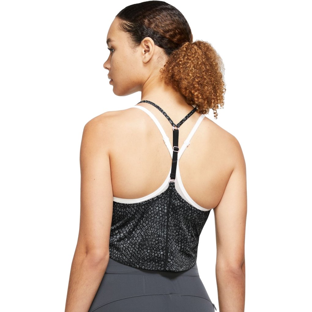 Nike One Dri-FIT Cropped Tank Top Women - black/pearl pink/white DX0164-010