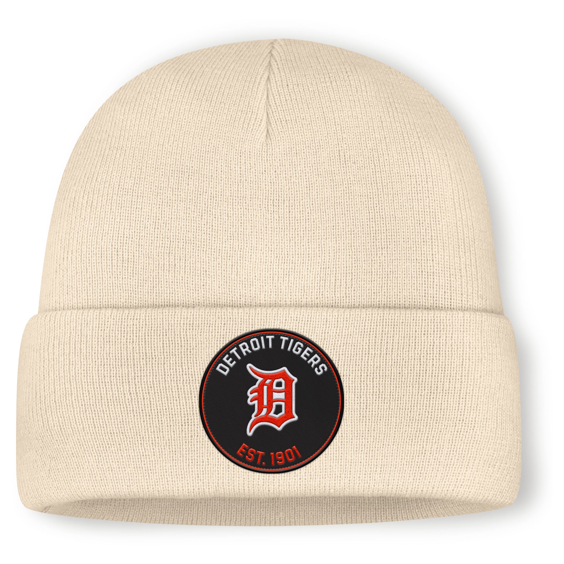 Detroit Tigers Cooperstown MLB Beanie Knit Natural