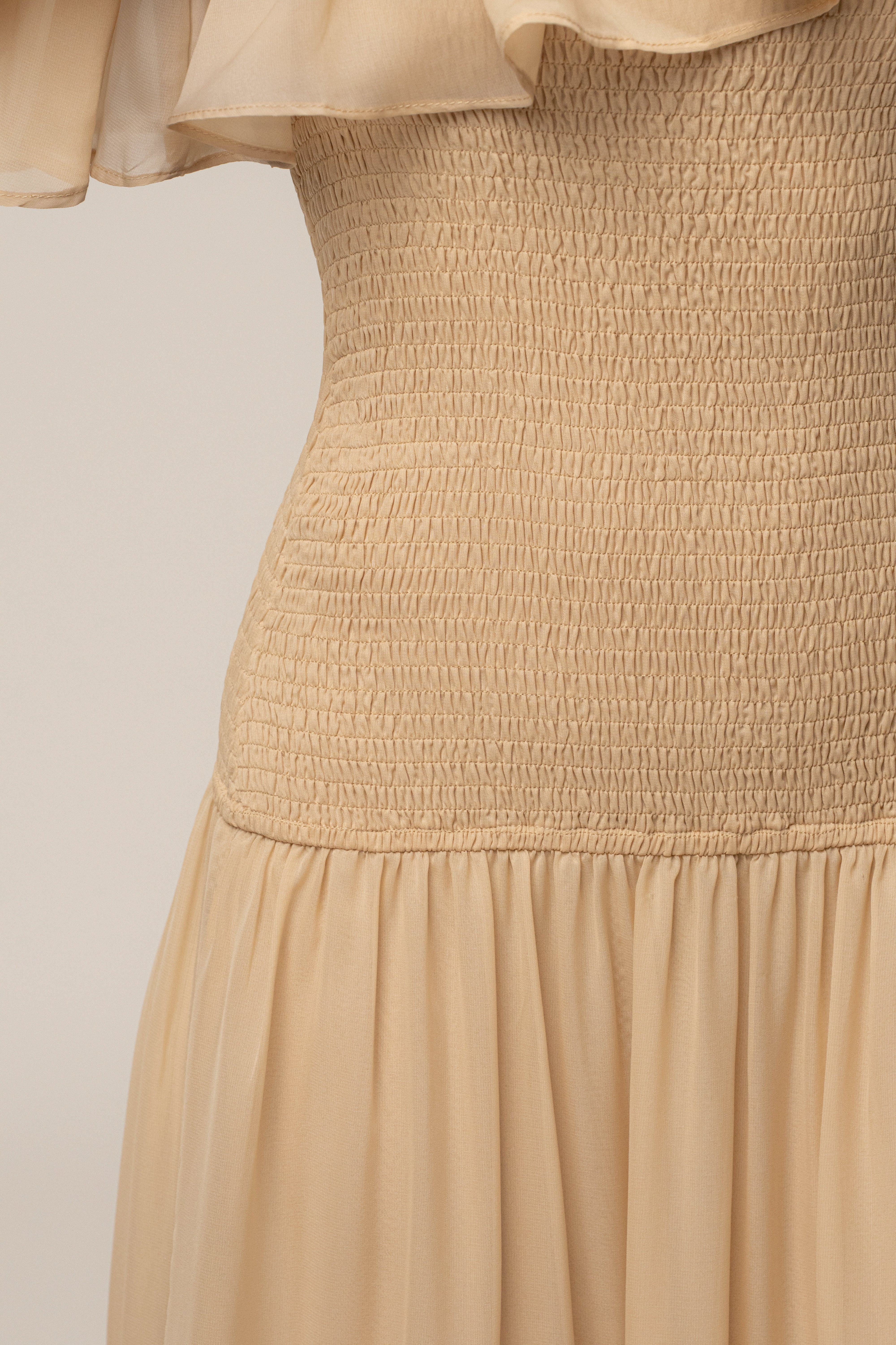 Sand Seaside Drift Maxi Dress
