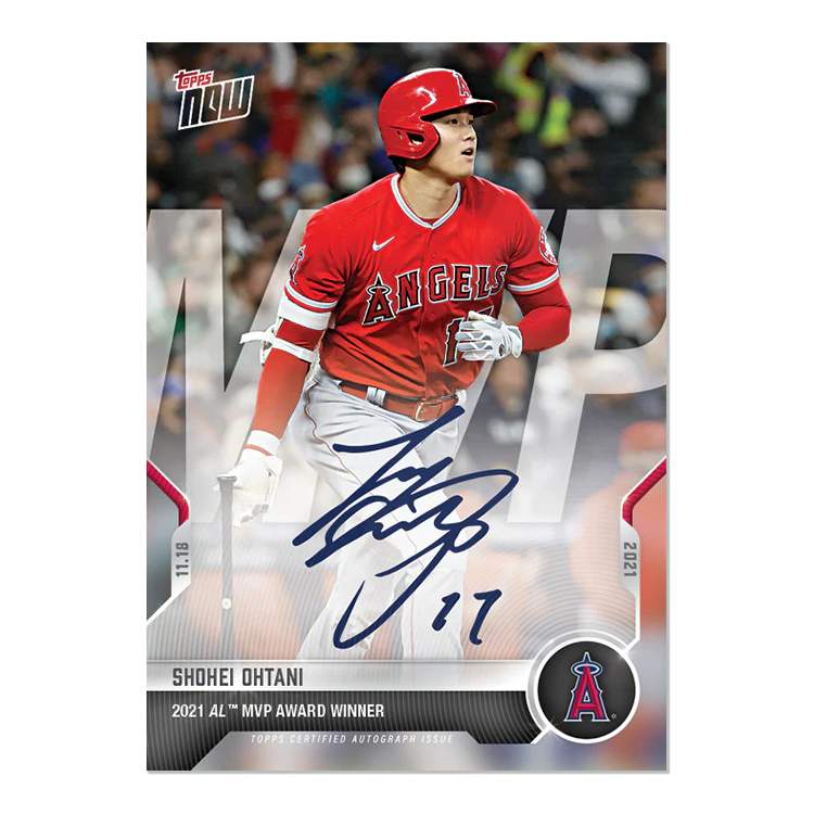 On-Card Auto # to 99 - Shohei Ohtani - 2021 MLB TOPPS NOW® Card OS-40A