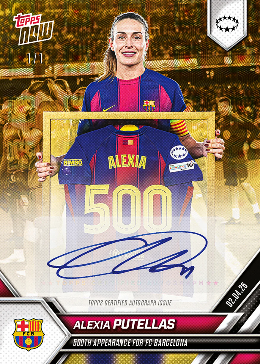 Alexia Putellas - 2025-26 UWCL Topps NOW® - Card 26 - PR: 2080