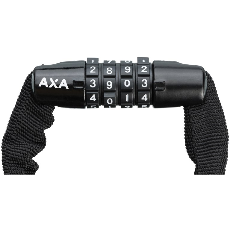 AXA Rigid RCC 120/3.5 120 cm Code Chain Lock - black