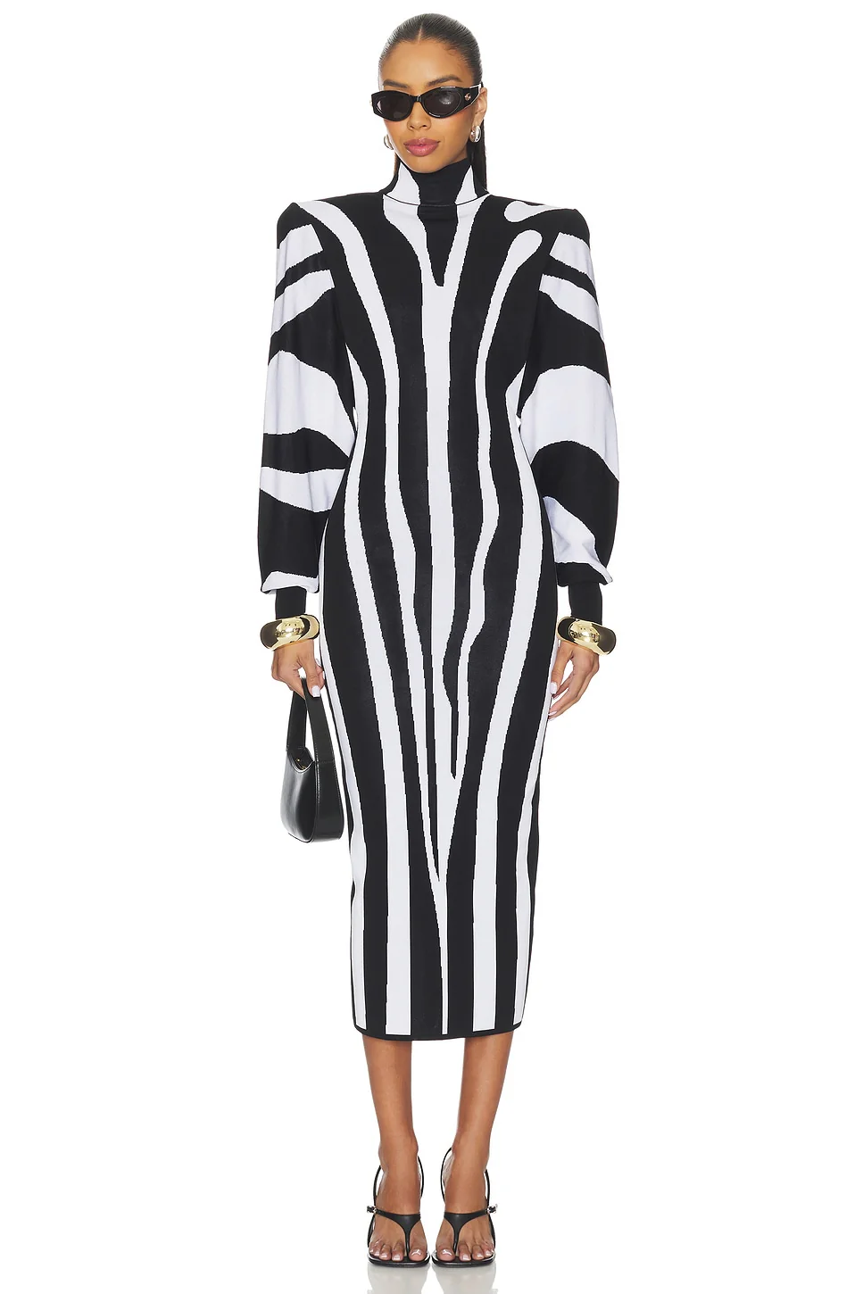 Zebra Batwing Dress