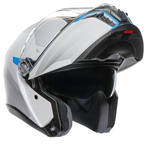 Casque modulable AGV TOURMODULAR - FREQUENCY - Gris / BleuRef : AG0985-C62036