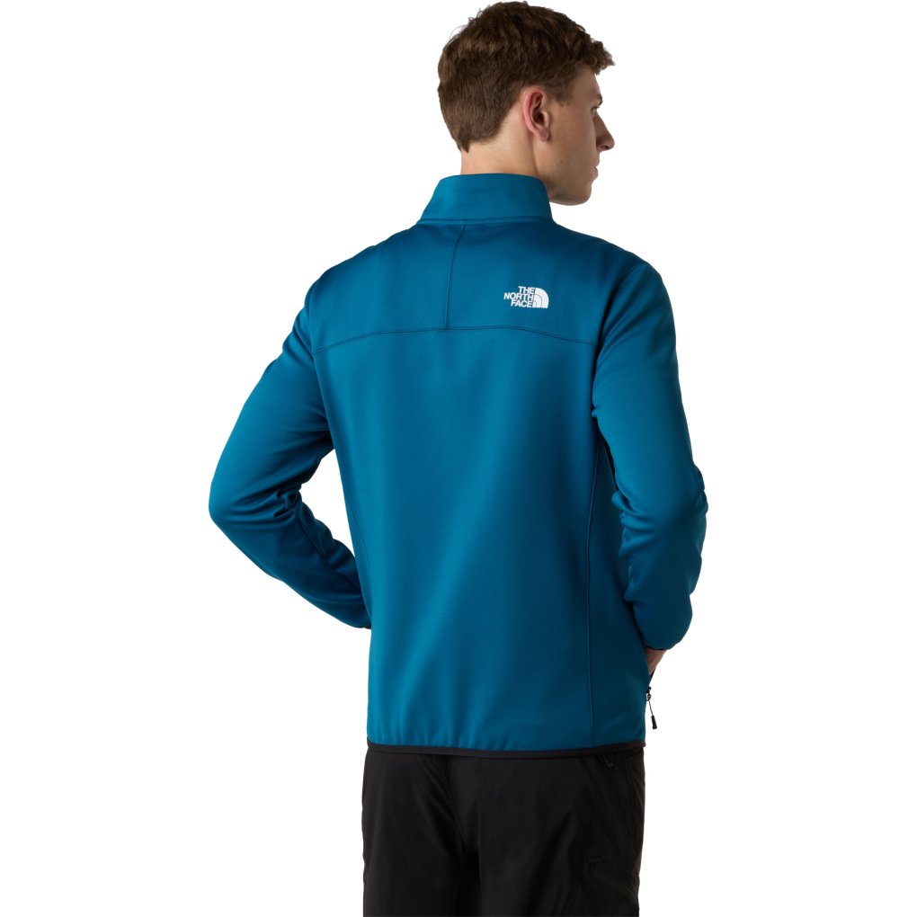 The North Face Crest Fleece Jacket Men - Mineral Ink/TNF Black