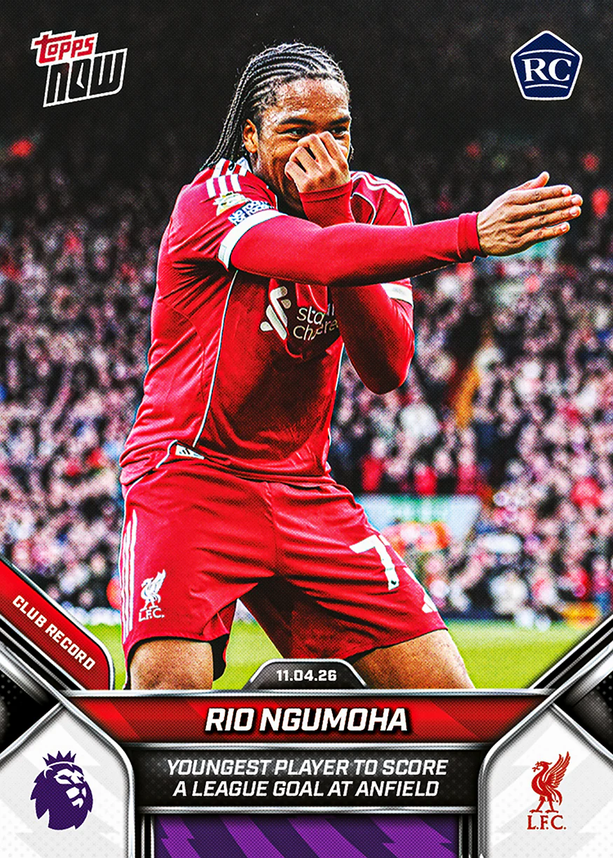 Rio Ngumoha - 2025-26 Premier League Topps NOW® - Card 167 - PR: 5130