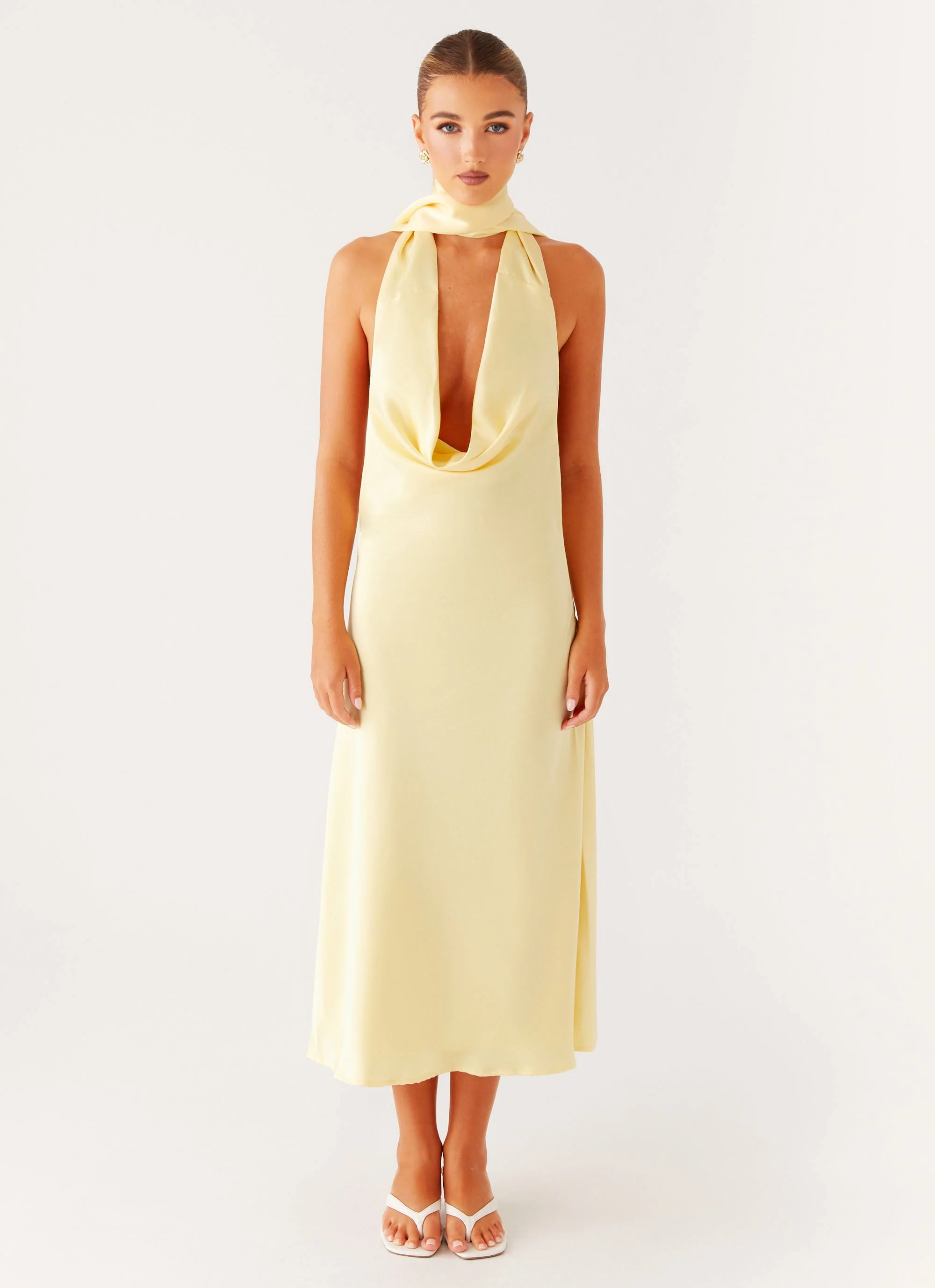 Sonny Midi Dress - Yellow