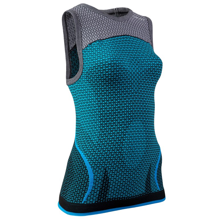 UYN Alpha Running Sleveless Shirt Women - Surf/Paloma