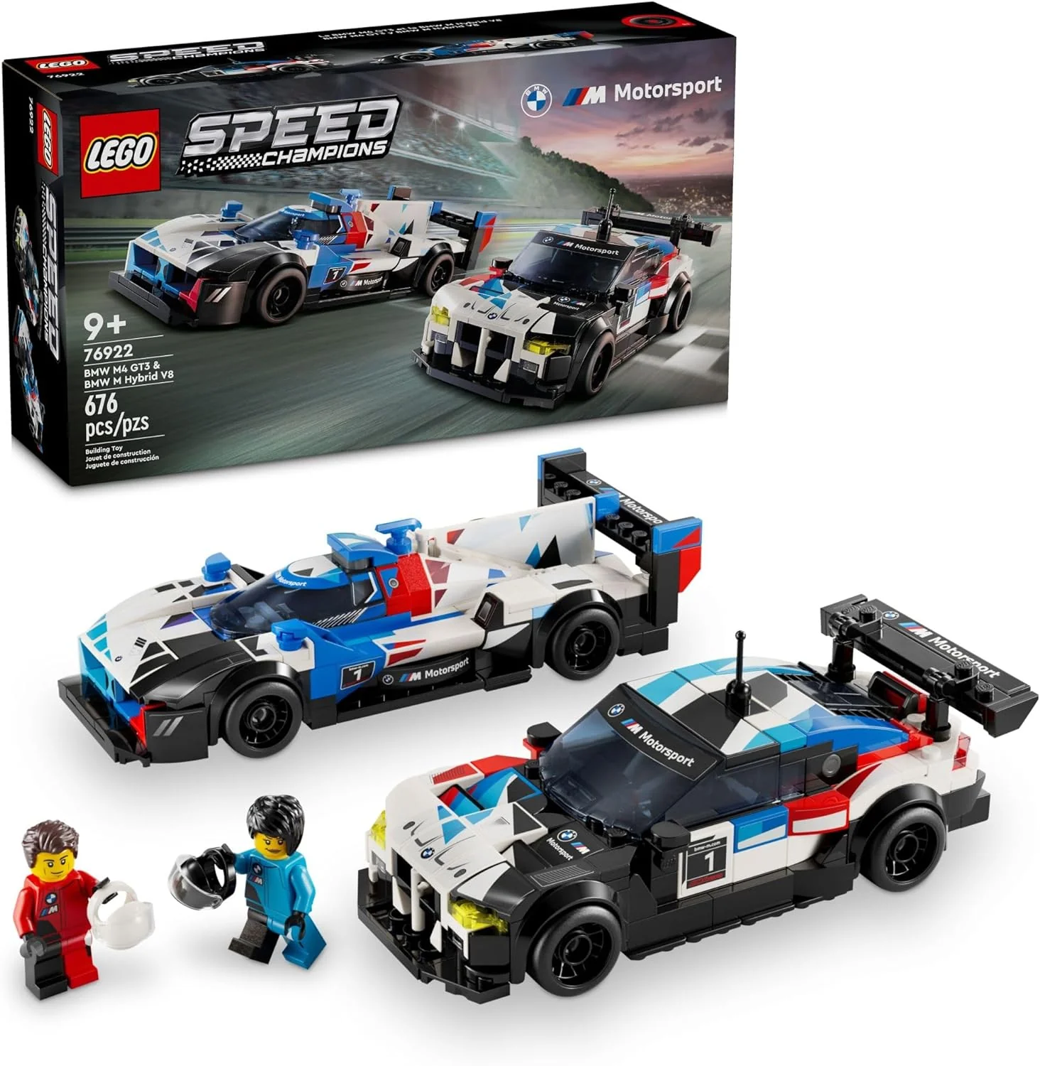 76922 BMW M4 GT3 & BMW M Hybrid V8 Race Cars LEGO