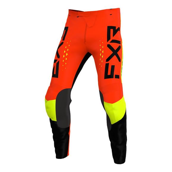 FXR cross PRO BLACK/NUKE RED/HIVIS KIDS MX Pants - Black / RedRef: FXR0208