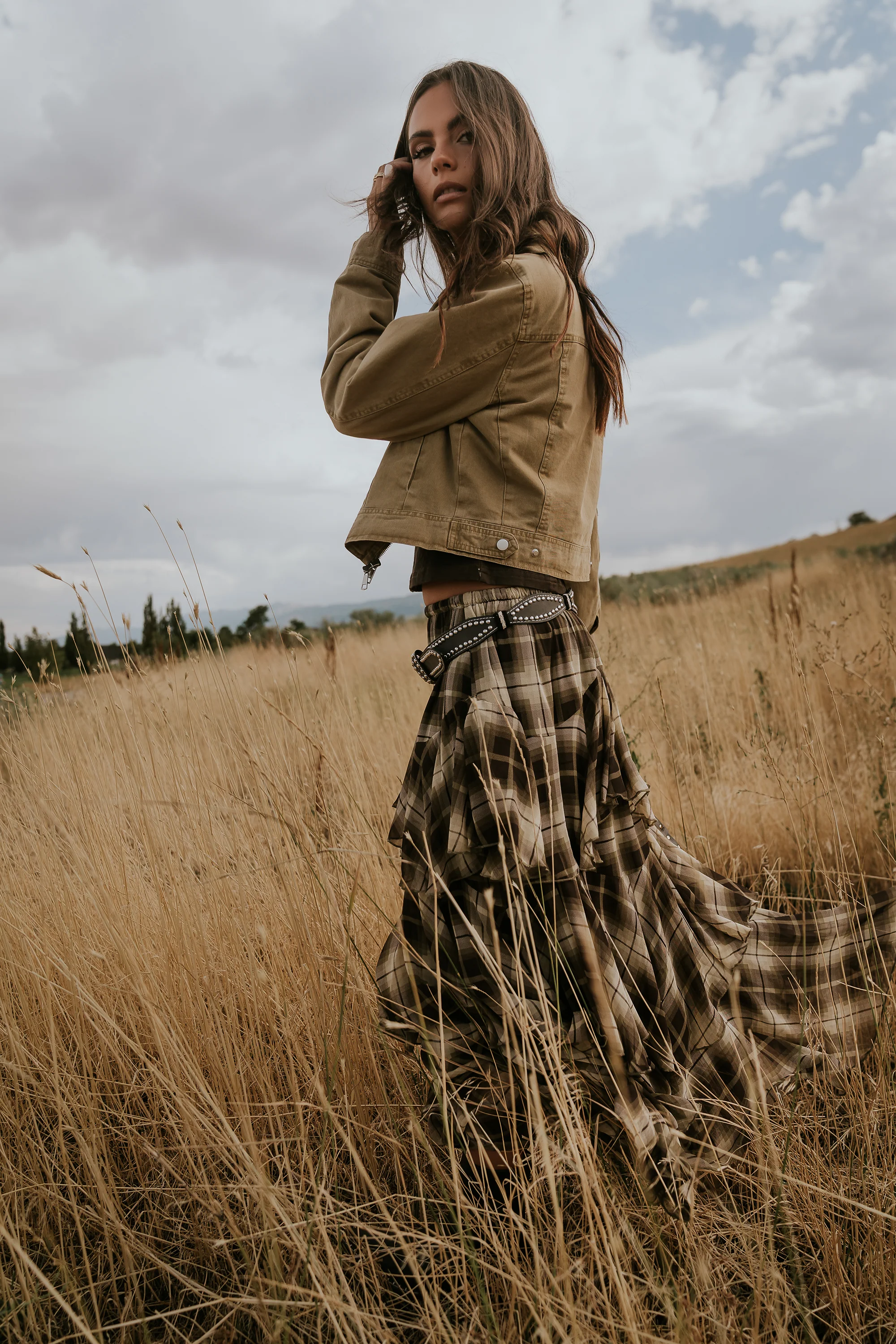 Ryder Washed Denim Cropped Jacket