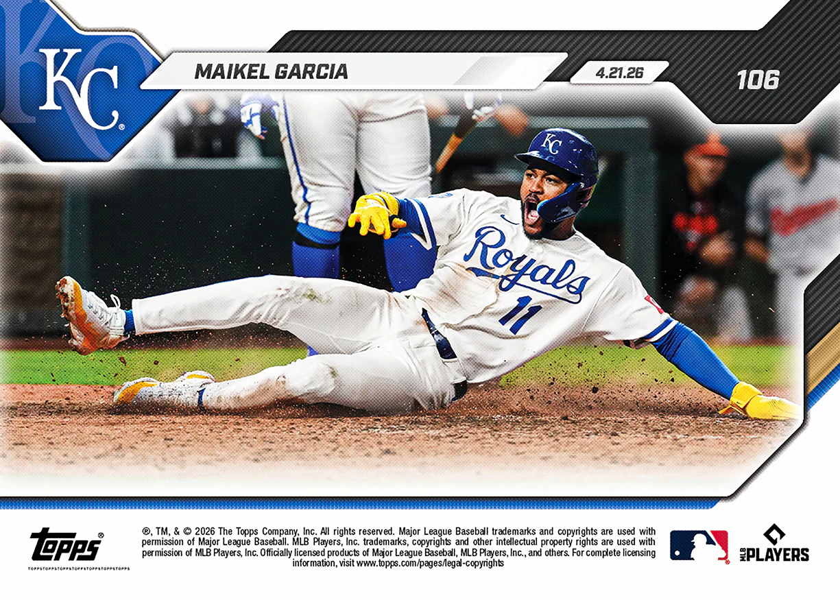 Maikel Garcia - 2026 MLB Topps NOW® - Card 106