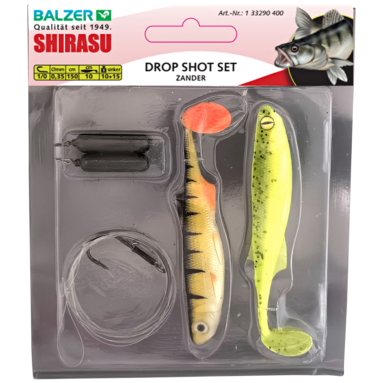 Shirasu Drop Shot Set Zander