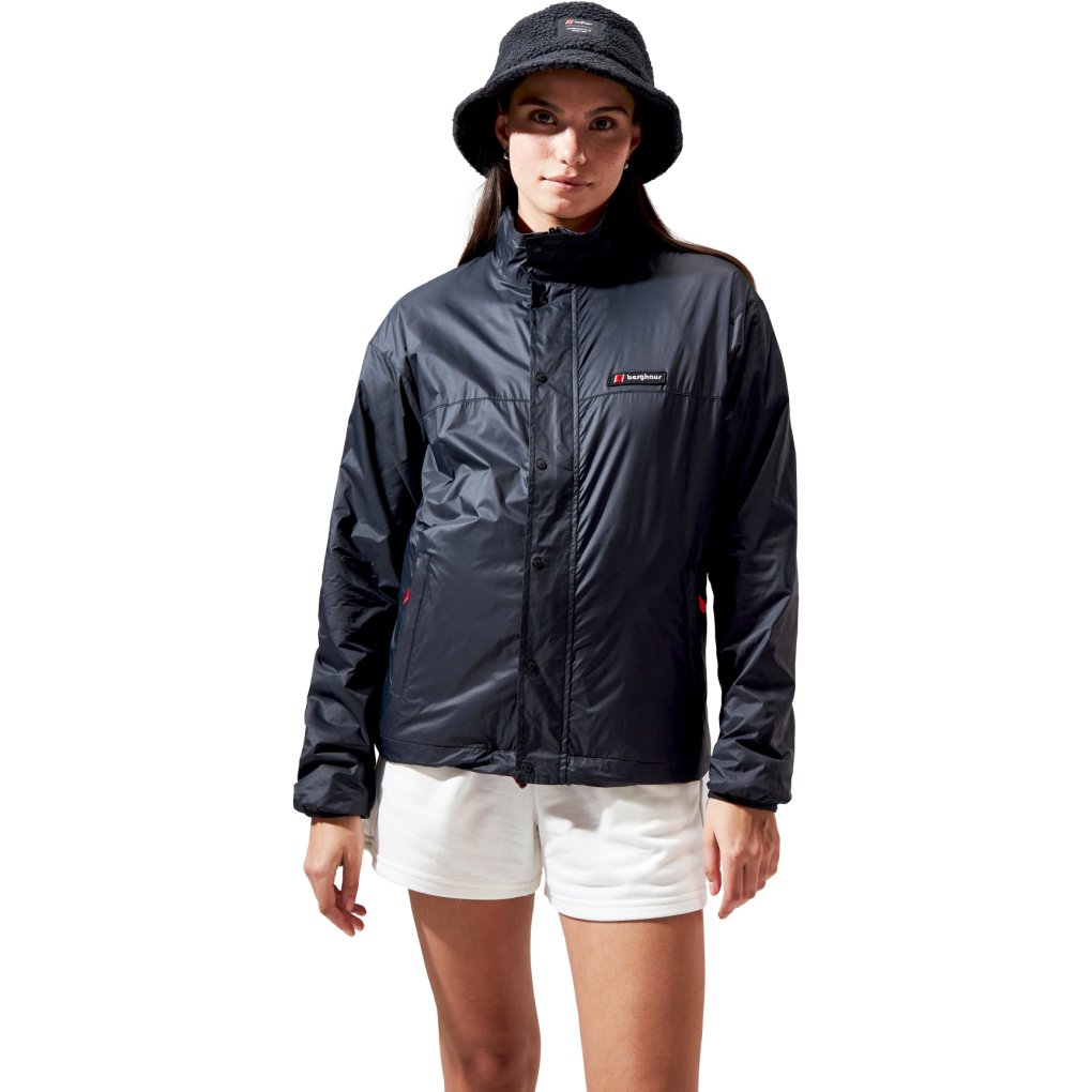 Berghaus Reverse Wind Unisex Fleece Jacket - Jet Black/Geo Aztec Jet Black