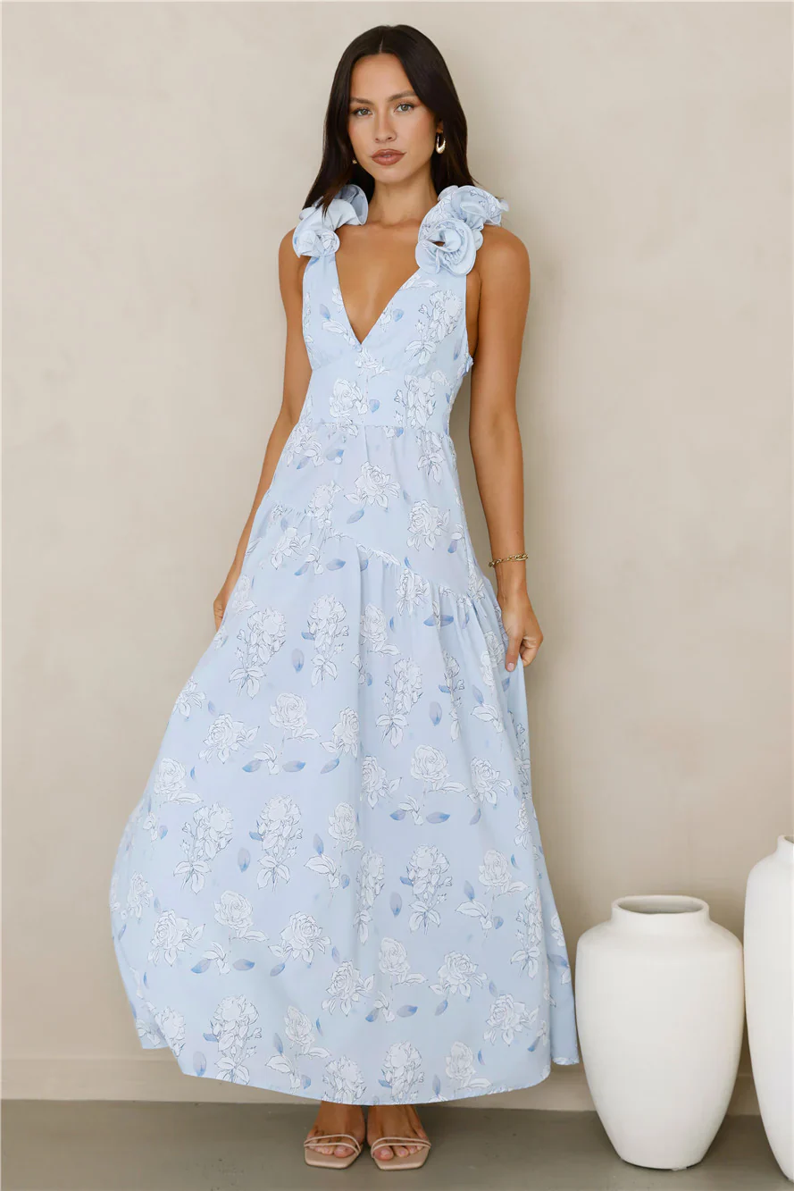 Pretty You Maxi Dress Blue