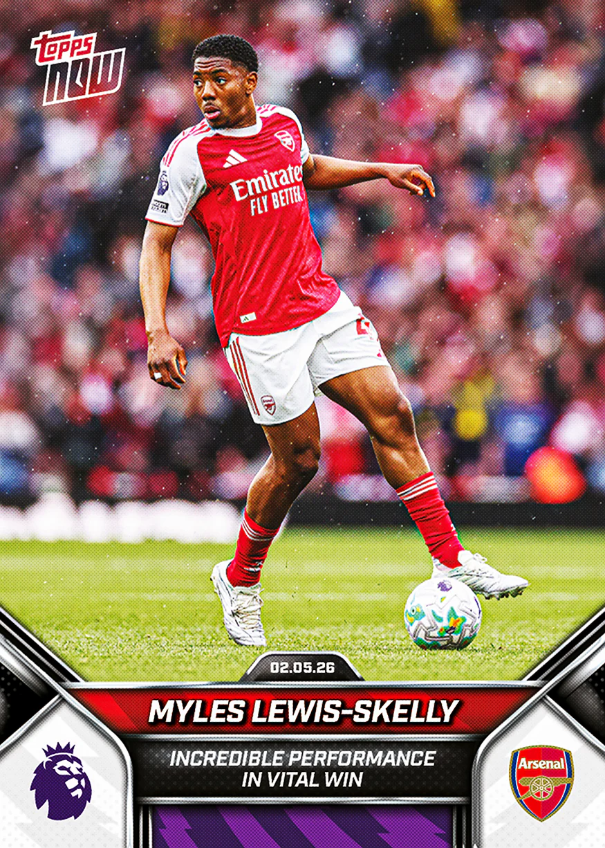 Myles Lewis-Skelly - 2025-26 Premier League Topps NOW® - Card 185 - PR: 863
