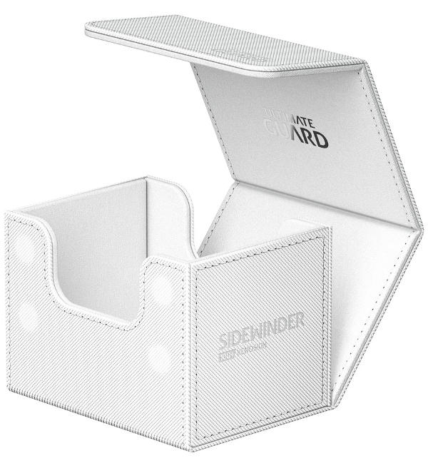 Ultimate Guard Sidewinder 100+ Xenoskin Monocolor Deck Box - White