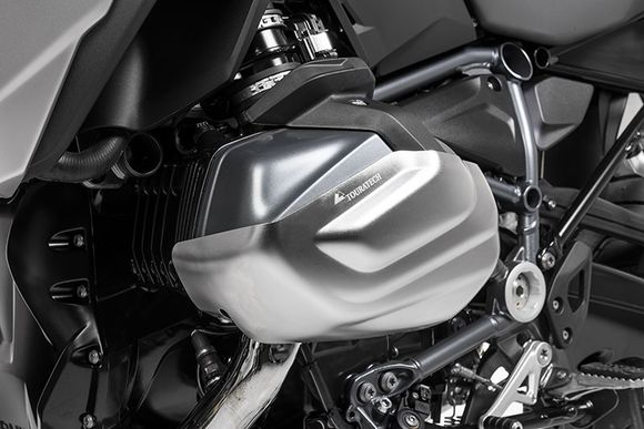 Touratech Inox crankcase guard for cylinder - SilverRef: Trt00155A / 01-037-5130-0