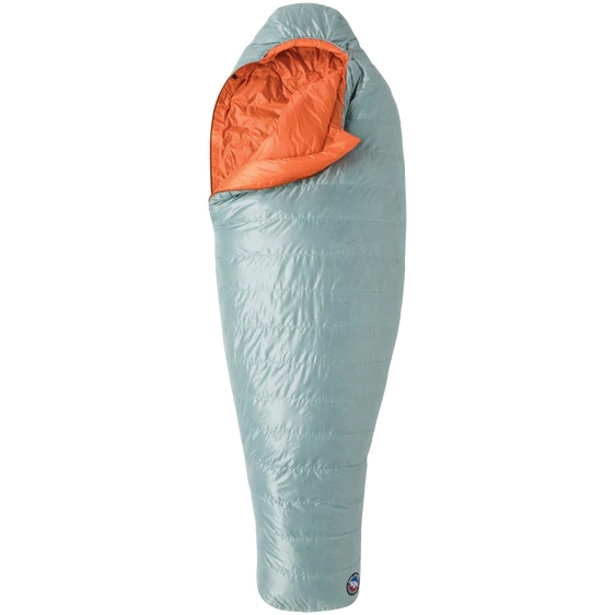 Big Agnes Greystone 30° Sleeping Bag Women - Long - Zip right - blue surf/nasturtium