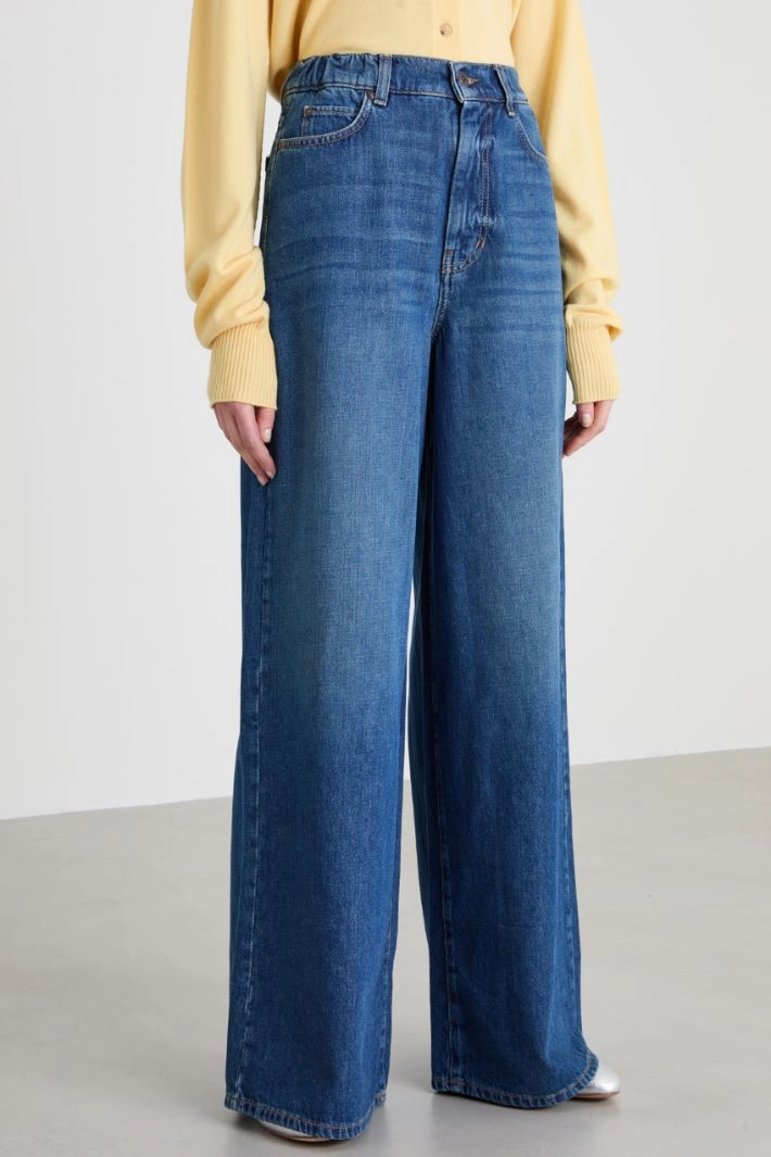 Wide-leg jeans - BLUE