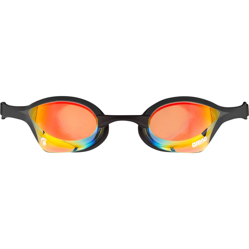 arena Cobra Ultra Swipe Mirror Swimming Goggles - Yellow Copper/Black