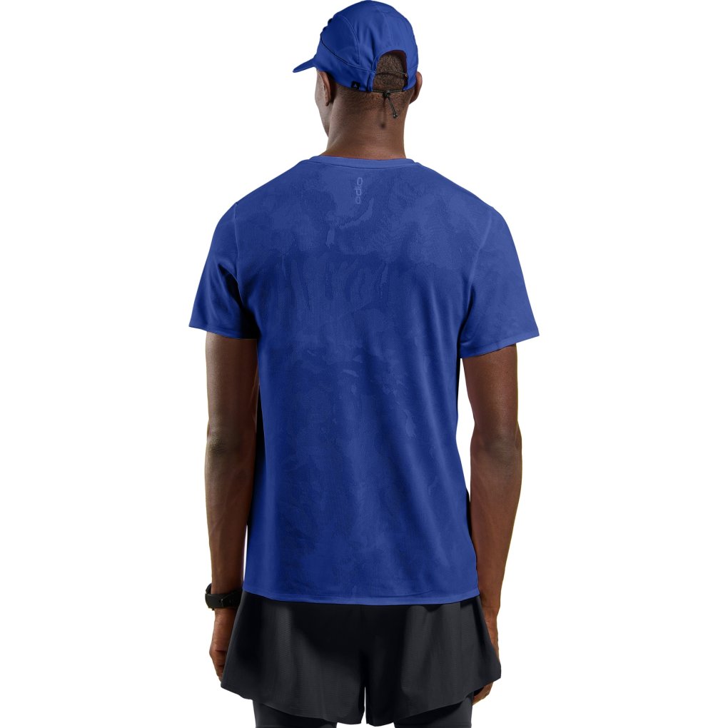 Odlo Zeroweight Engineered Chill-Tec T-Shirt Men - dazzling blue melange