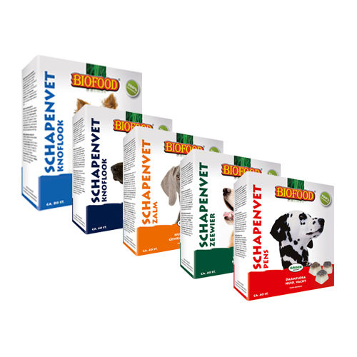 Biofood Sheep Fat Garlic - 40 Snacks