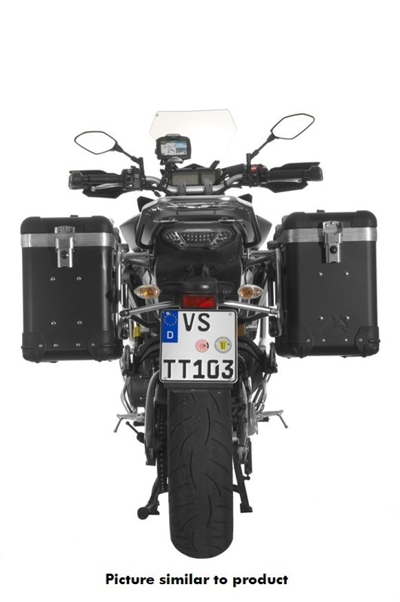 Touratech ZEGA Pro 38/38 suitcase - Black support included - Black anodizedRef: Trt01923A / 01-630-5762-0