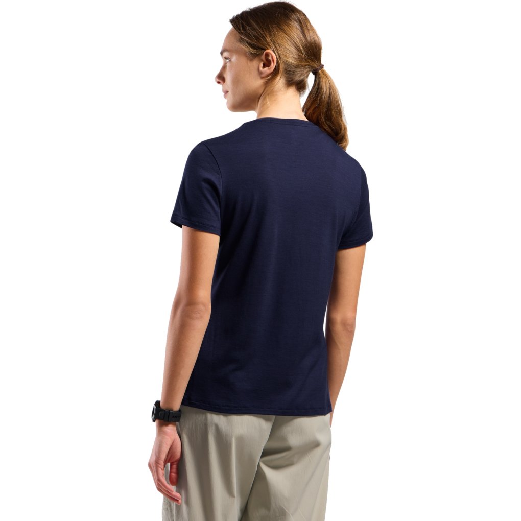 Odlo Ascent Merino 160 T-Shirt Women - eclipse