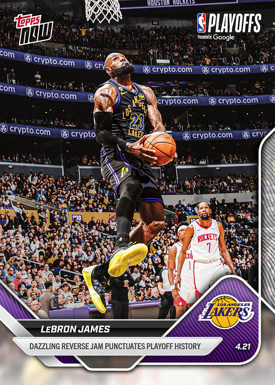 LeBron James - 2025-26 NBA Topps NOW® - Card 269 - PR: 5036