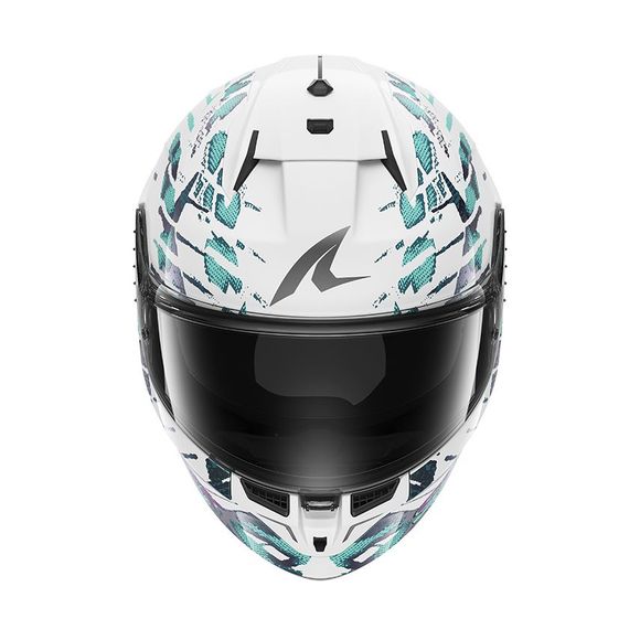 Shark D-SKWAL 3 REPTAIA Full Face Helmet - White / WhiteRef: Sh1843-Wcw