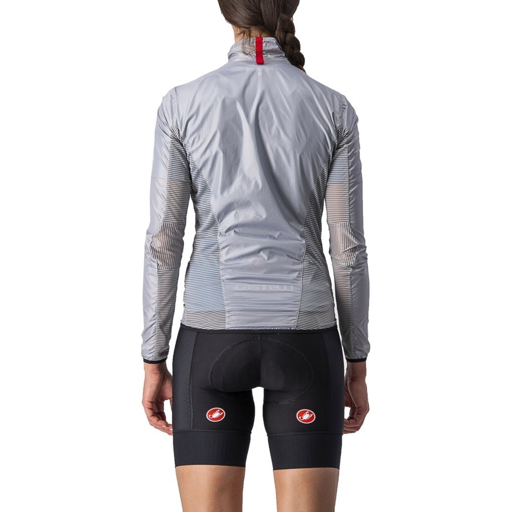 Castelli Aria Shell Jacket Women - silver grey 870