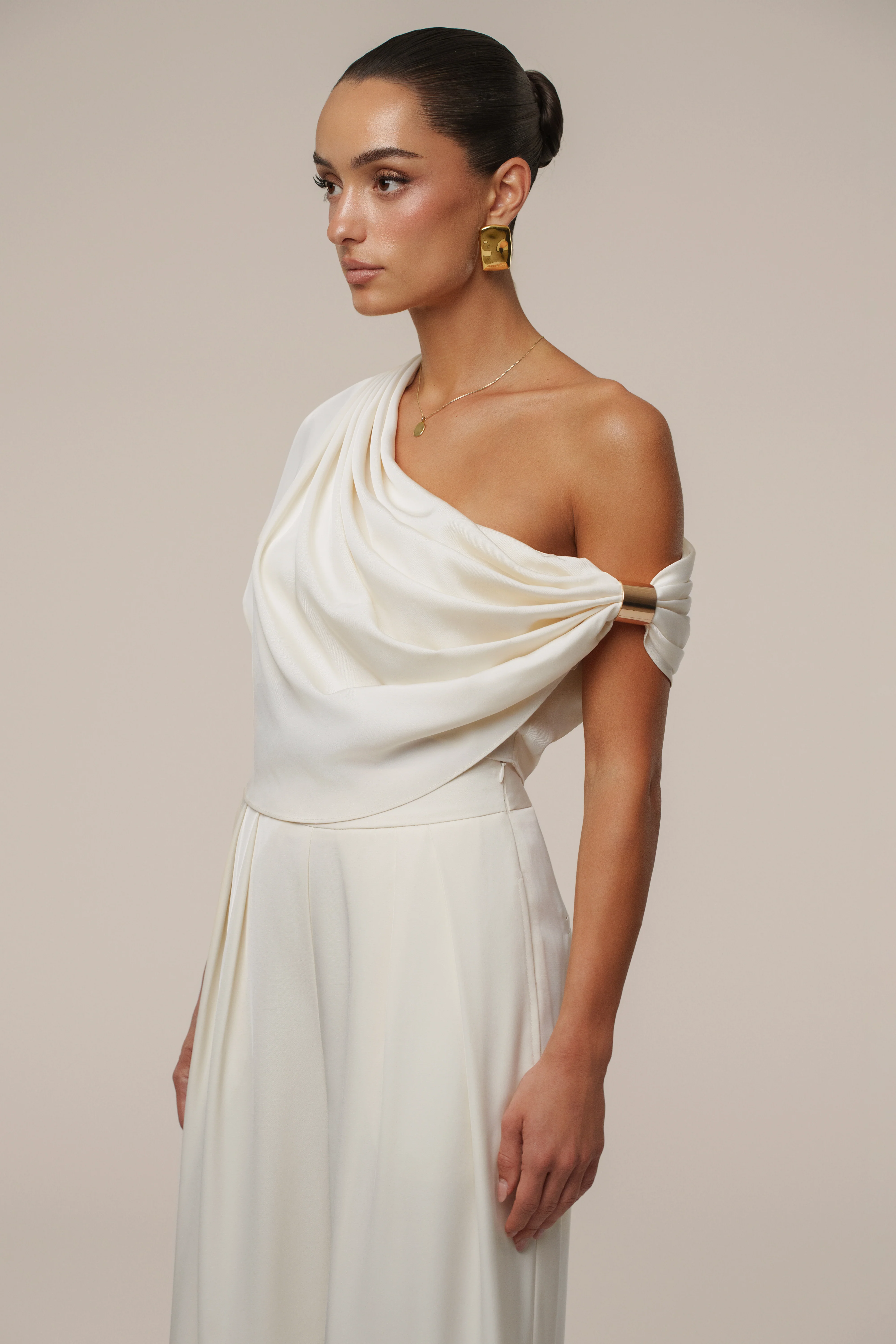 Buttercream Gleam and Glow Satin Top