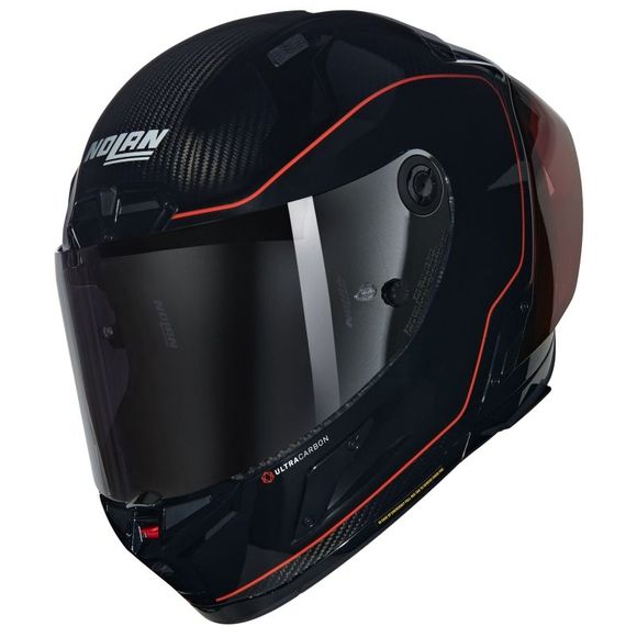 Nolan X -804 RS - Ultra carbon - Asso di Picche - Carbon / RougeRef: Nl1624-Carr