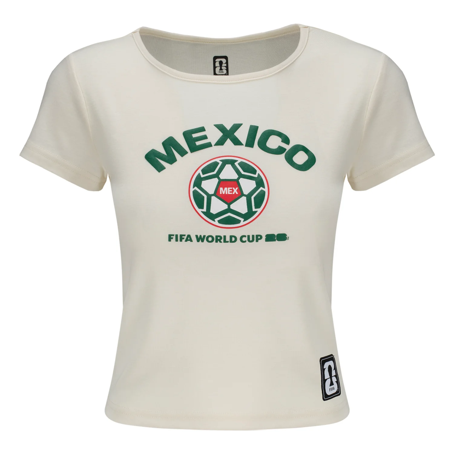 2026 Soccer Fan Collection Mexico Crop T-Shirt - Women's