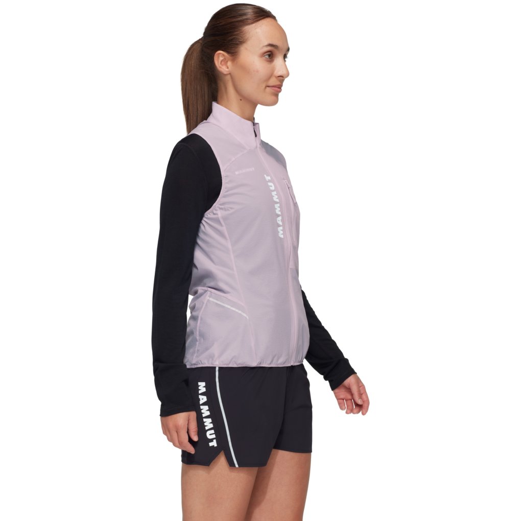 Mammut Aenergy Trail Running Windbreaker Hybrid Vest Women - alpine calamint