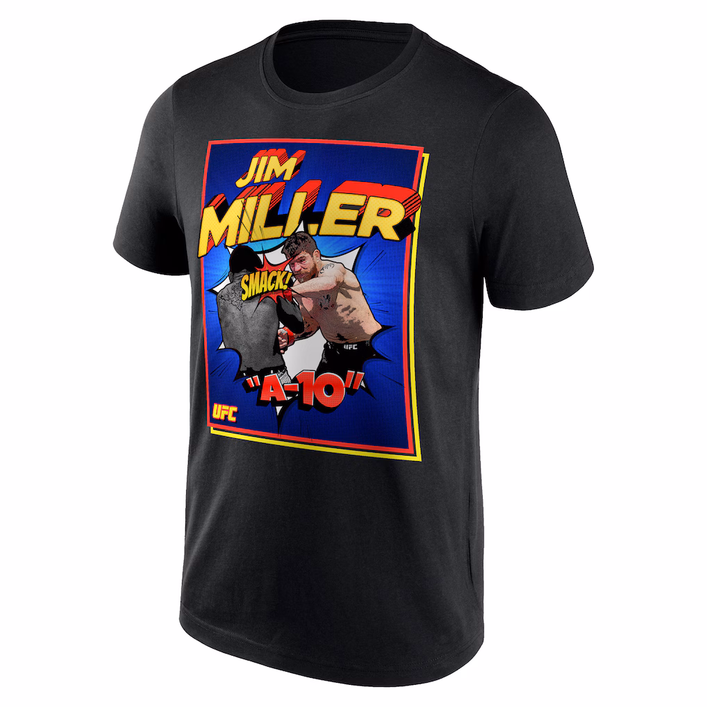 UFC Jim Miller Comic Book T-Shirt - Black - Mens