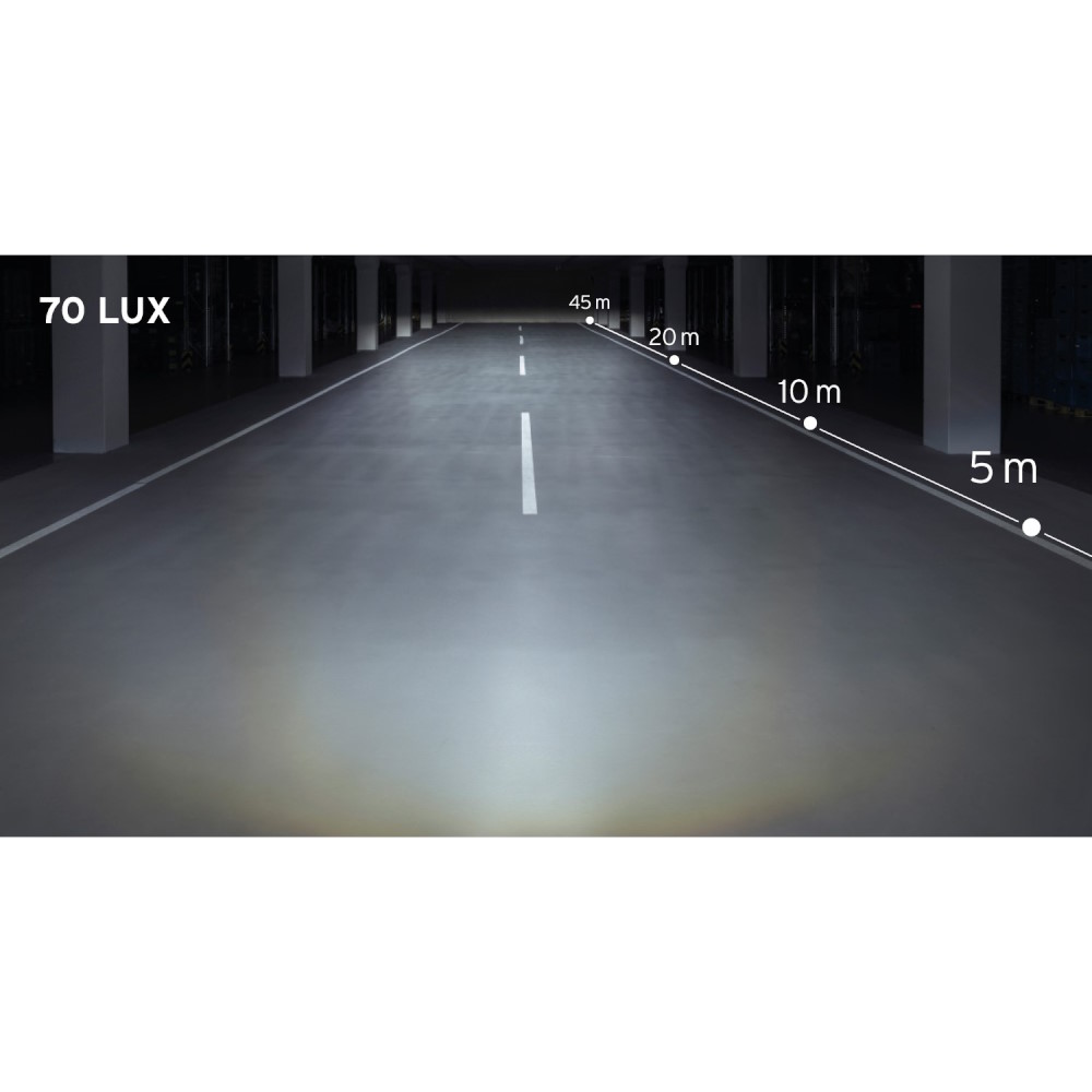 Busch + Müller Battery Lighting Set IXON CORE 2 Front Light + IXXI Rear Light - 181/383C - black/silver