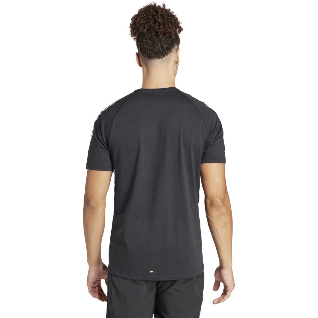 adidas Own The Run 3-Stripes Tee Men - black IQ3834