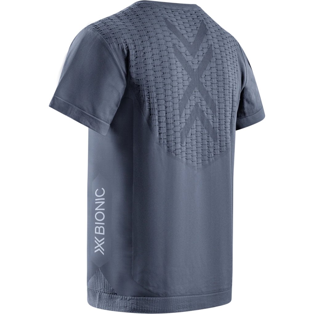X-Bionic X-Ential Shortsleeve Shirt Men - rhino grey